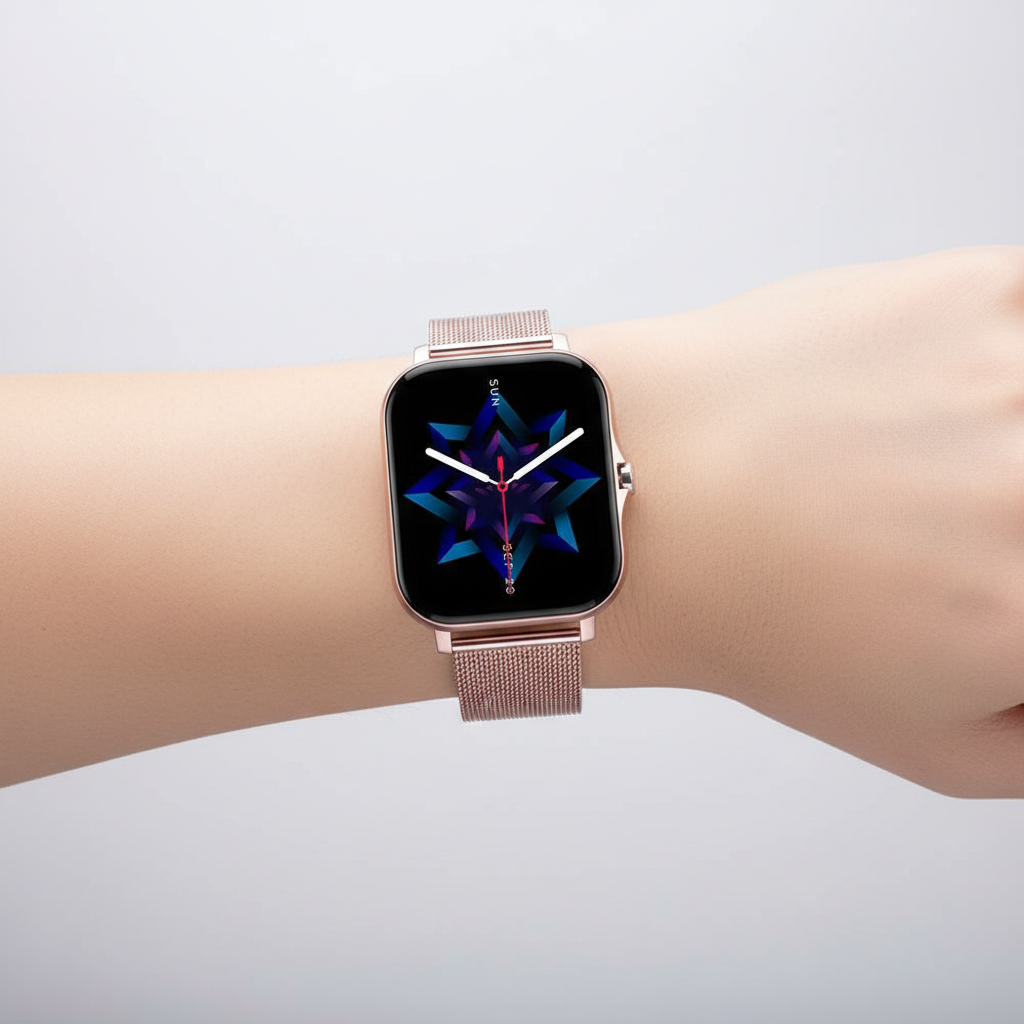 Schlankes Touchscreen-Smartband zur Fitnessüberwachung