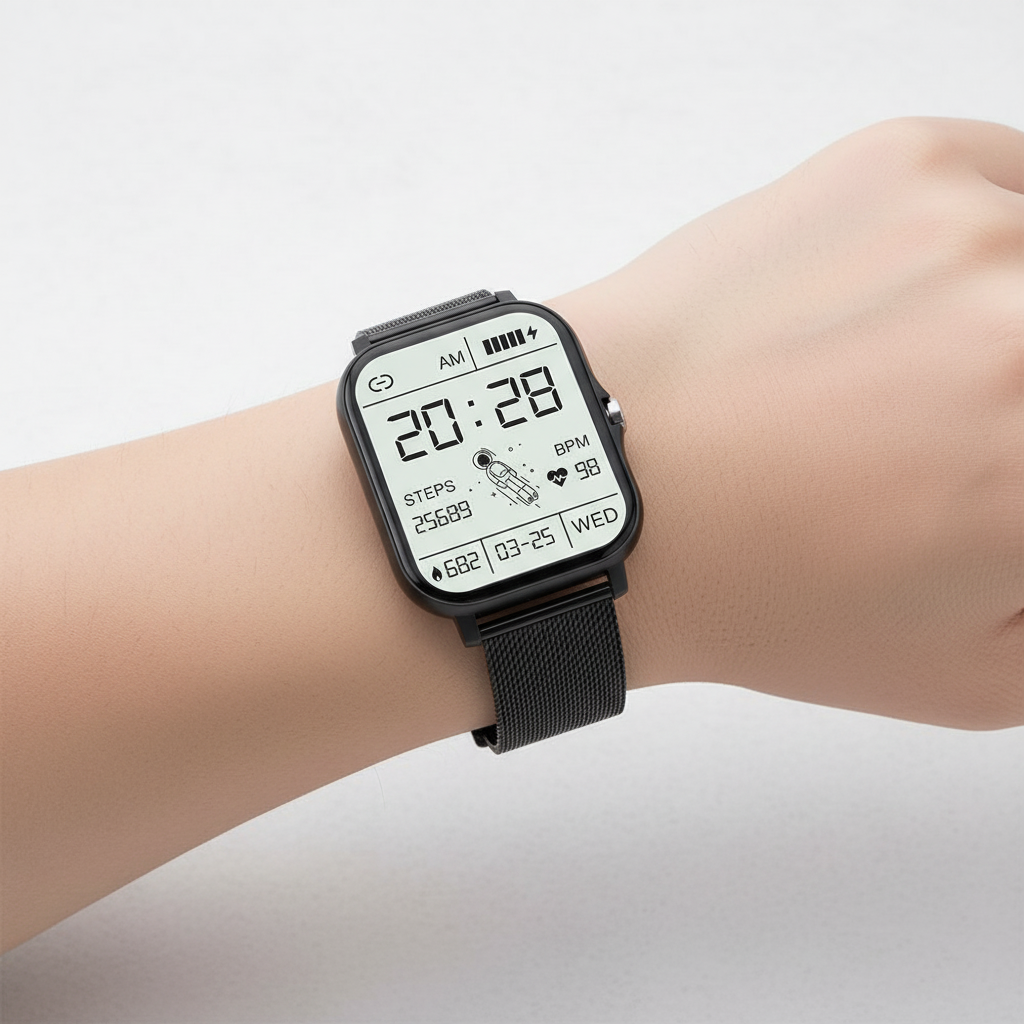 Schlankes Touchscreen-Smartband zur Fitnessüberwachung