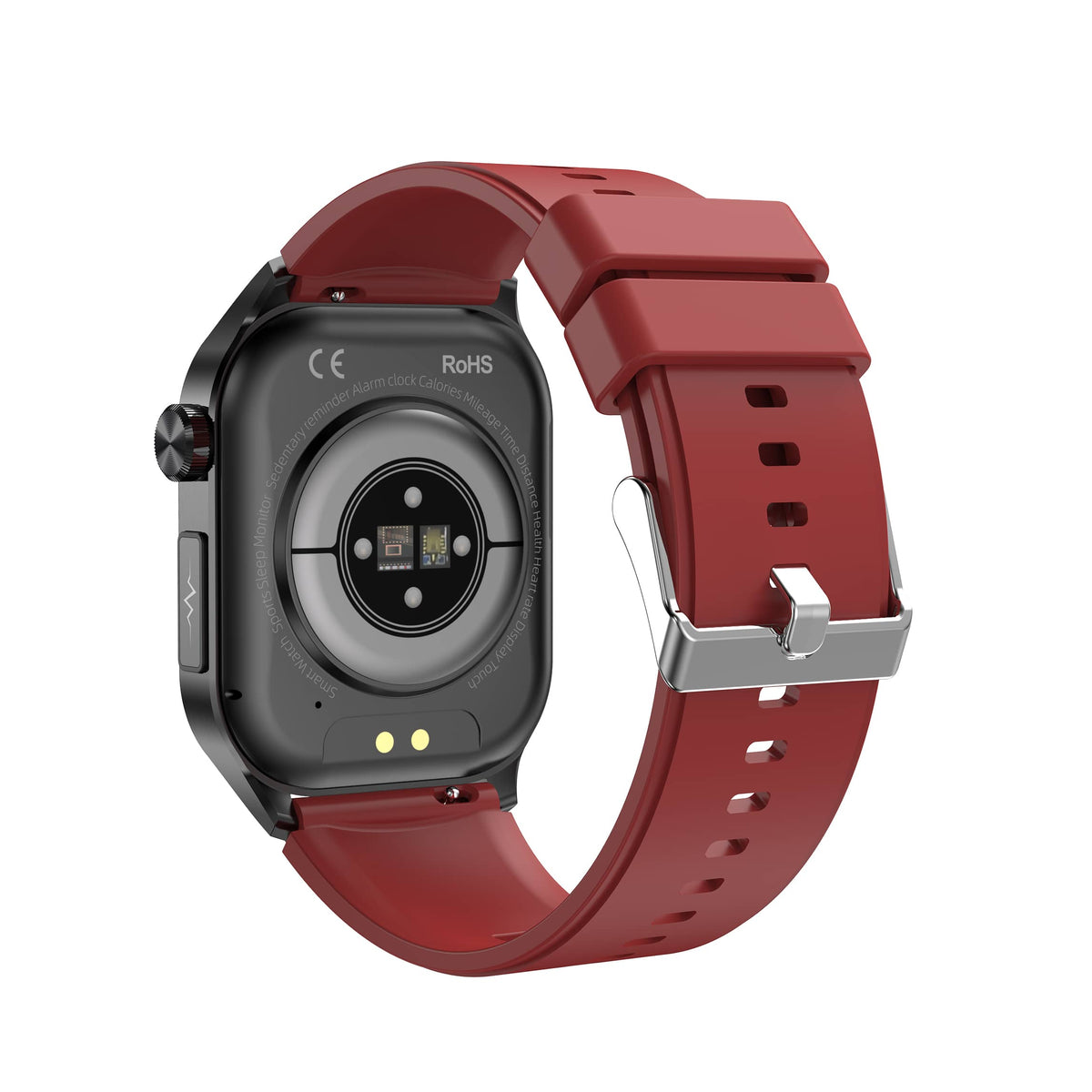 Wasserdichte Smartwatch mit AMOLED-Display sowie Herzfrequenz- und EKG-Überwachung