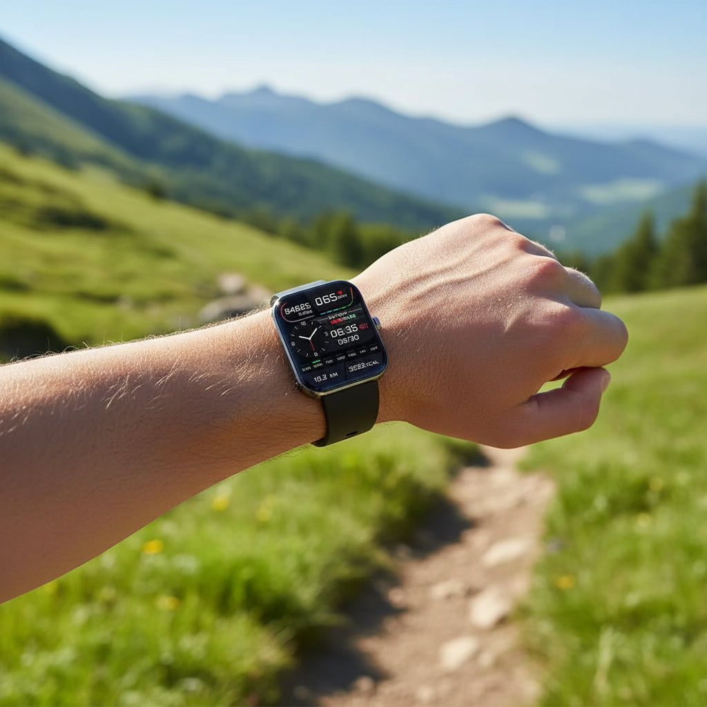 Elegante Fitness-Smartwatch zur Gesundheitsüberwachung mit Bluetooth-Anruffunktion