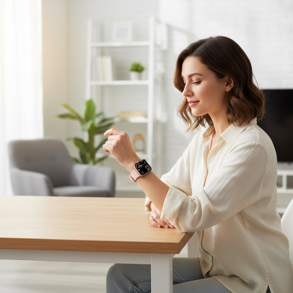 Elegante Fitness-Smartwatch zur Gesundheitsüberwachung mit Bluetooth-Anruffunktion