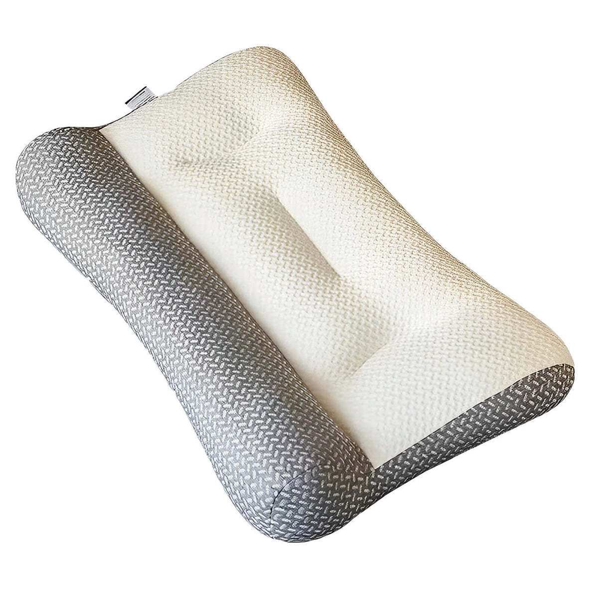 Konturiertes orthopädisches Nackenstützkissen aus atmungsaktivem, hypoallergenem Memory-Schaum
