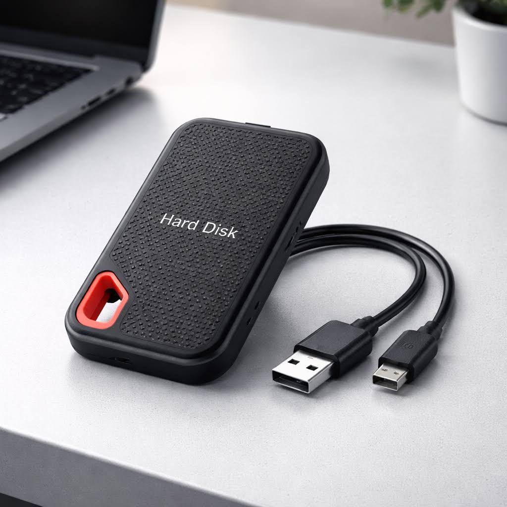 Kompakte tragbare externe SSD aus Aluminiumlegierung mit Typ-C-Anschluss