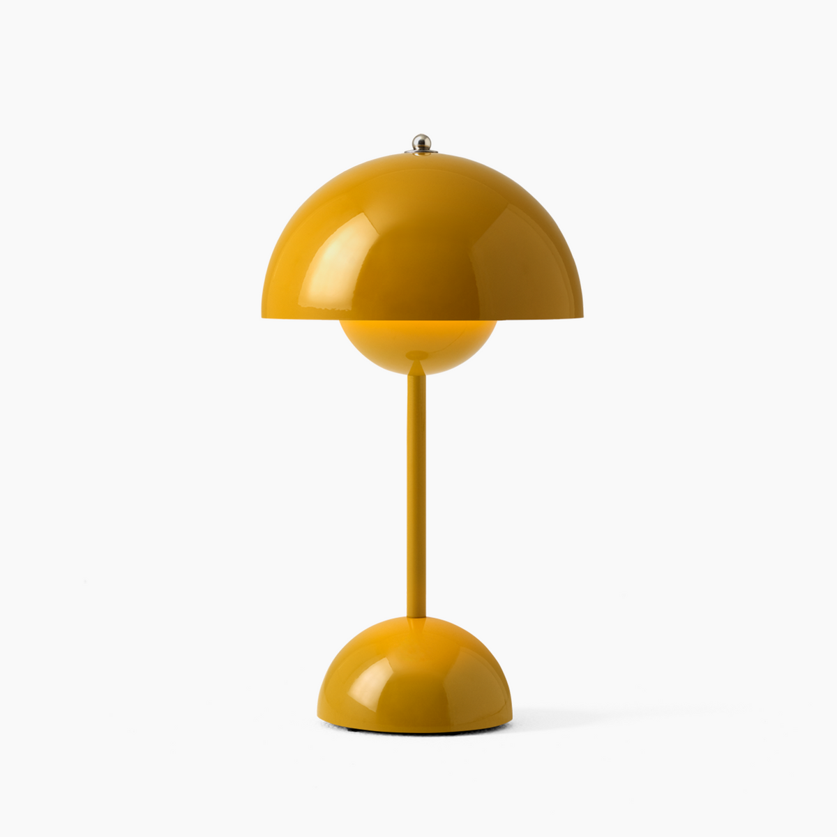 Kabellose dimmbare aufladbare Retro-Tischlampe in Kugelform