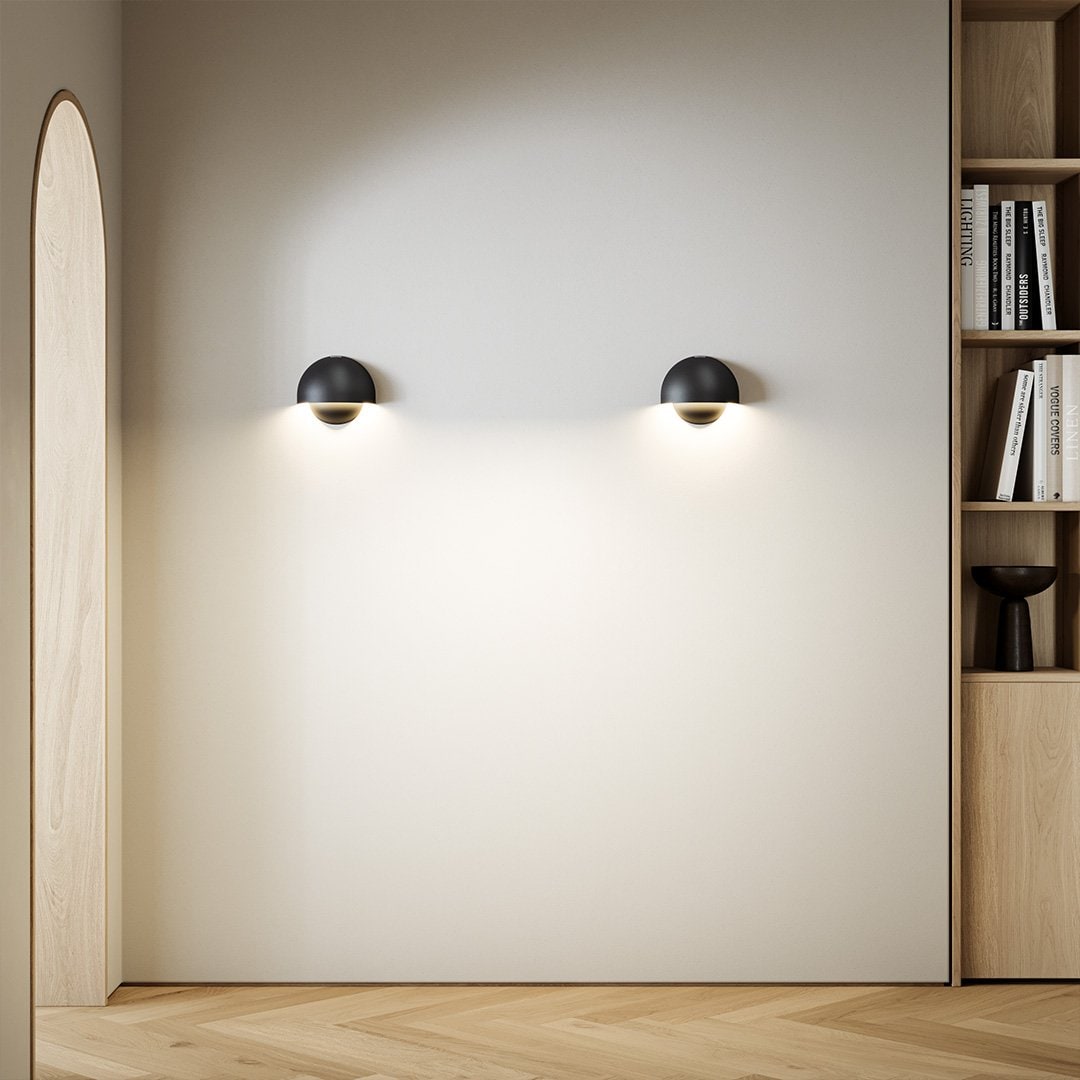 Moderne batteriebetriebene Wandleuchte mit Magnethalterung und Bewegungssensor