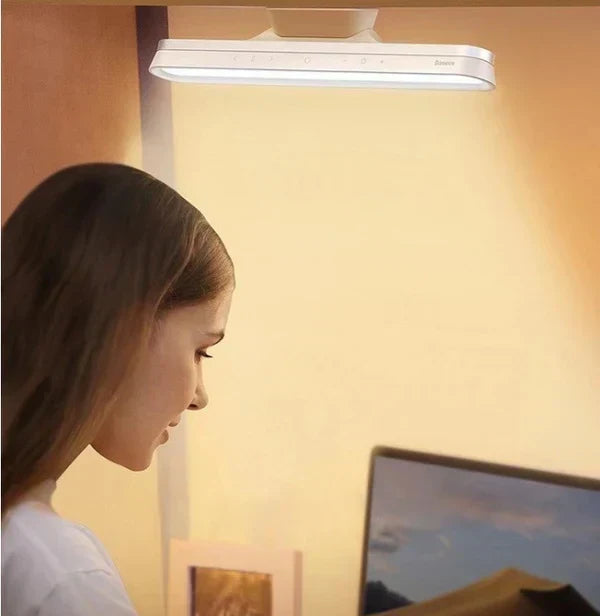 Zusammenklappbare, magnetische, drehbare, wiederaufladbare Schreibtischlampe mit Touch-Sensor