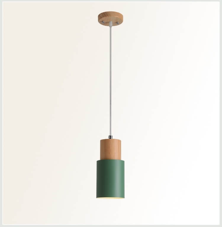 Minimalistische zylindrische Pendelleuchte aus Aluminium mit verstellbarem Kabel