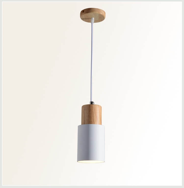 Minimalistische zylindrische Pendelleuchte aus Aluminium mit verstellbarem Kabel