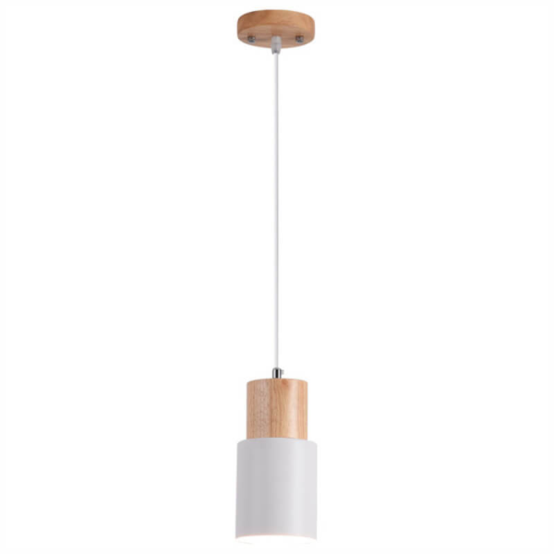 Minimalistische zylindrische Pendelleuchte aus Aluminium mit verstellbarem Kabel