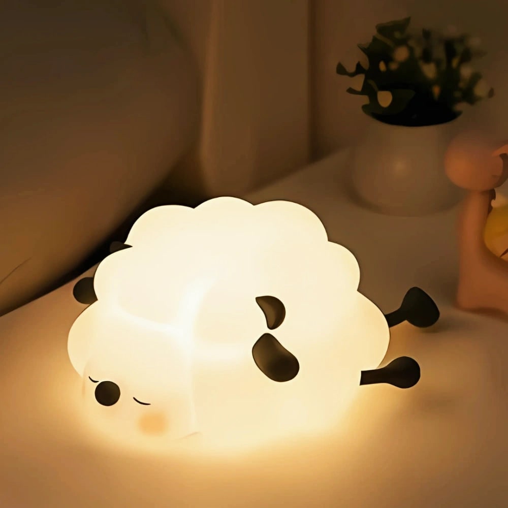 Niedliche dimmbare Kindernachtlicht-Tischlampe in Tierform, tragbar