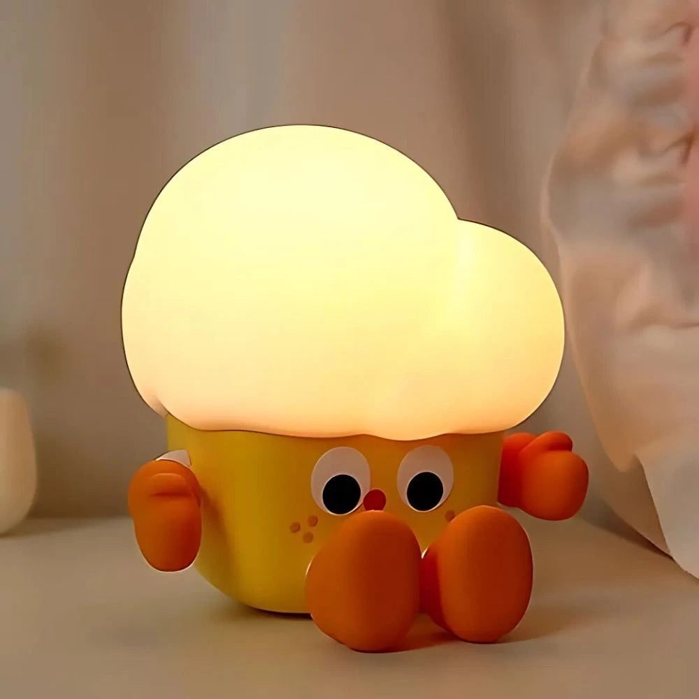 Niedliche dimmbare Kindernachtlicht-Tischlampe in Tierform, tragbar