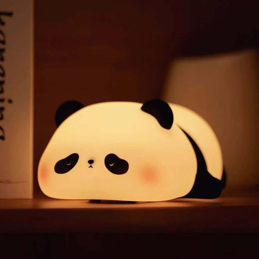 Niedliche dimmbare Kindernachtlicht-Tischlampe in Tierform, tragbar