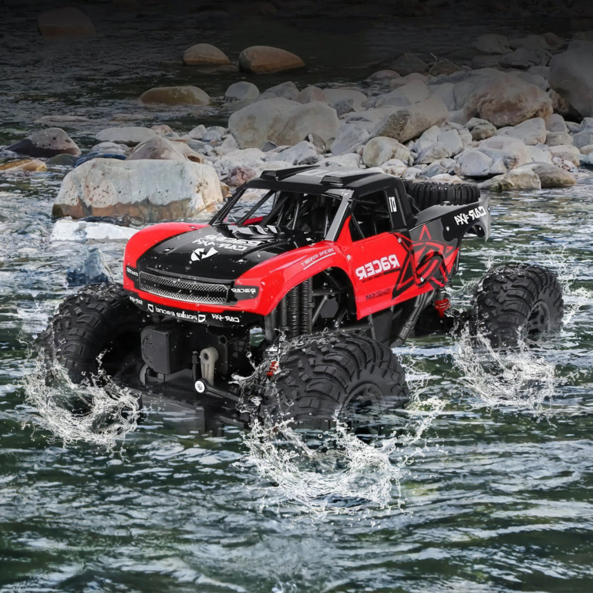 Wasserdichter amphibischer ferngesteuerter Monstertruck für jedes Gelände