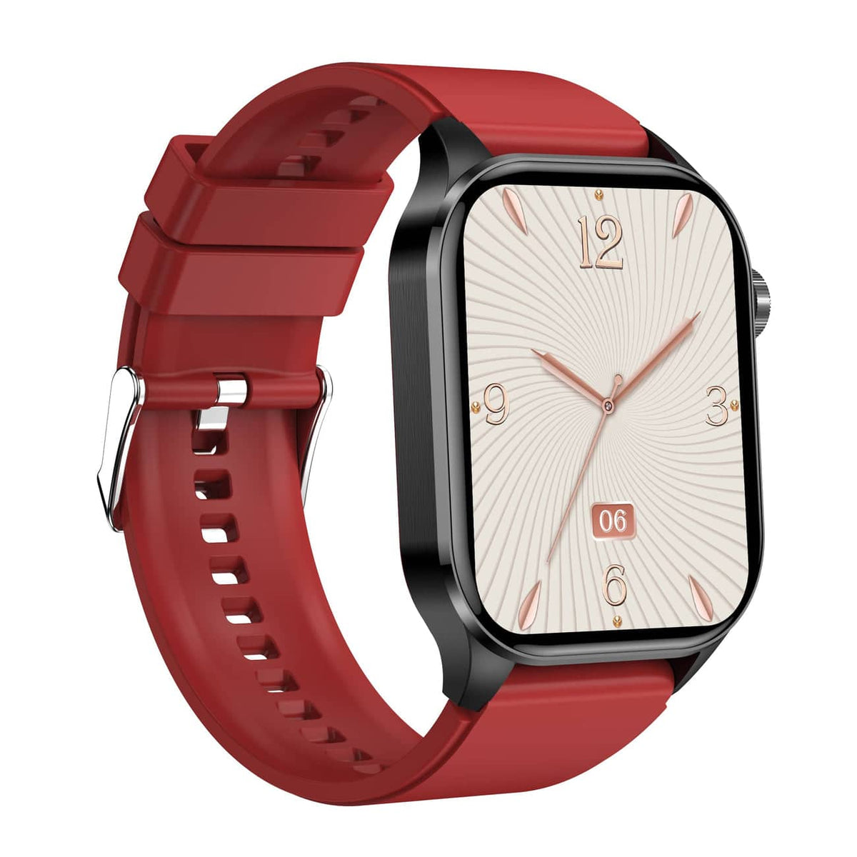 Kompakte Smartwatch mit Touchscreen zur Gesundheitsüberwachung sowie EKG- und Blutdruckmessung