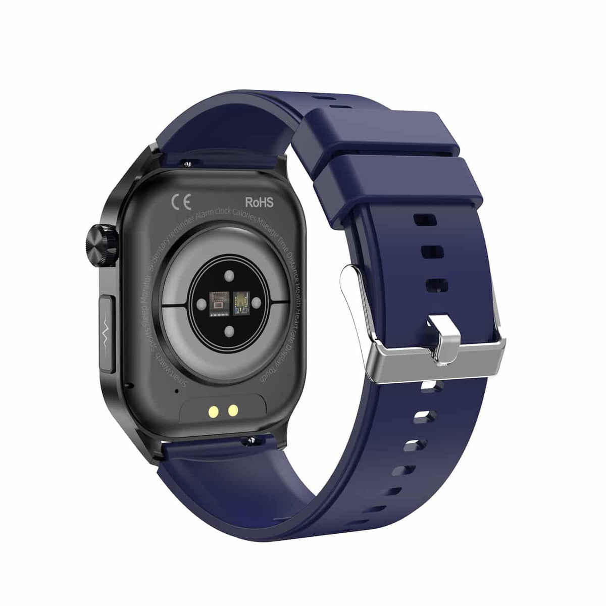 Kompakte Smartwatch mit Touchscreen zur Gesundheitsüberwachung sowie EKG- und Blutdruckmessung