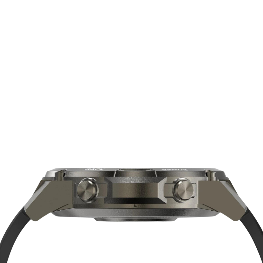 Robuste Fitness-Tracker-Smartwatch mit wasserdichtem Aluminiumgehäuse und AMOLED-Display