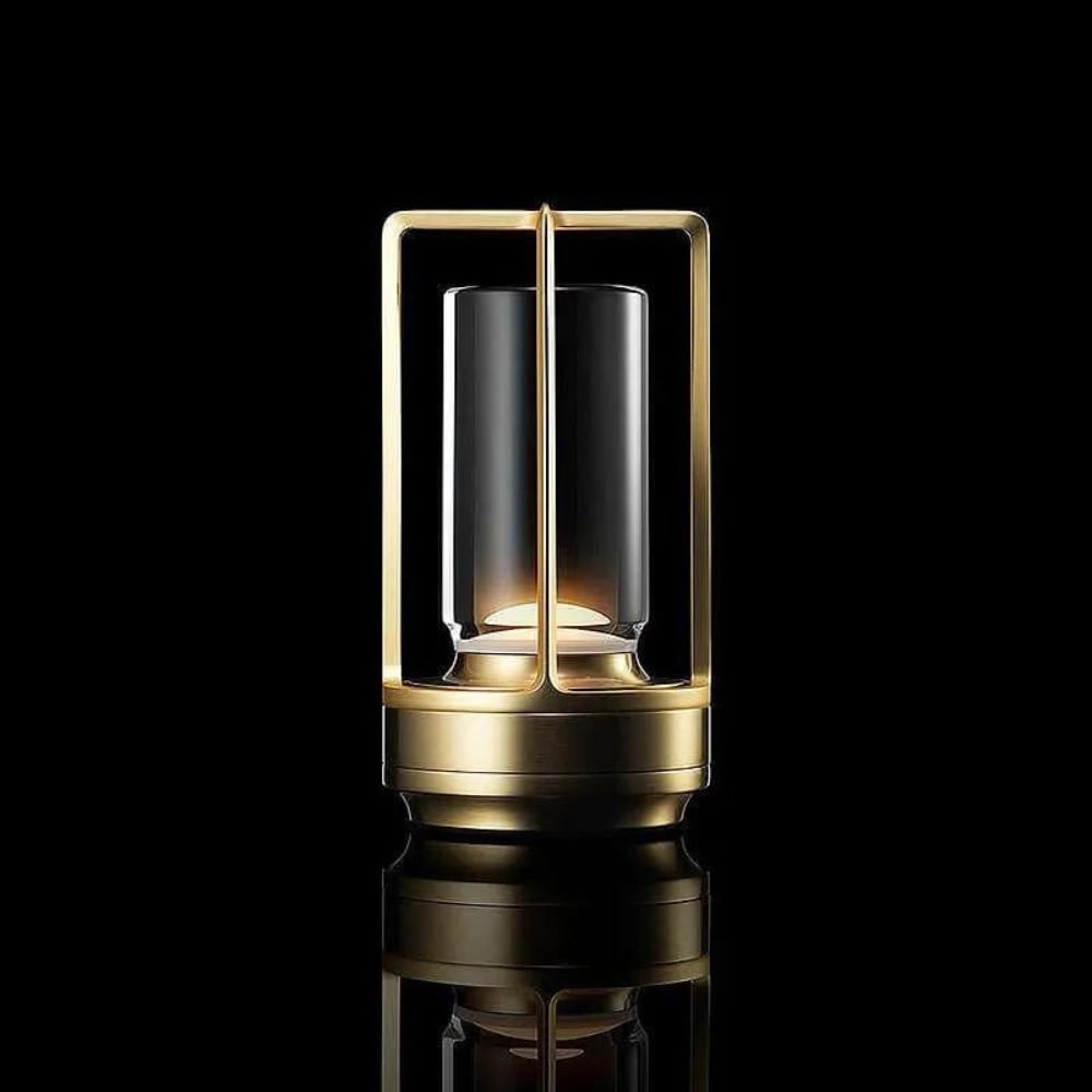 Minimalistische kabellose, wiederaufladbare Tischlampe für Innen- und Außenbereiche
