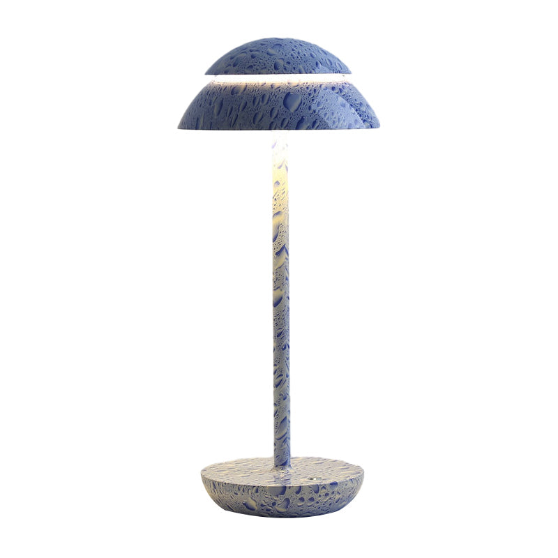 Kabellose tragbare wiederaufladbare Kunststoff-Tischlampe für Innen- und Außenbereiche